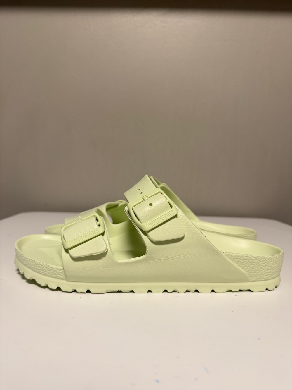 Birkenstock Arizona Essentials EVA Faded Lime Sandal Women’s EU 39 US 8-8.5